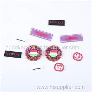 Custom PVC Rubber Label For Garment