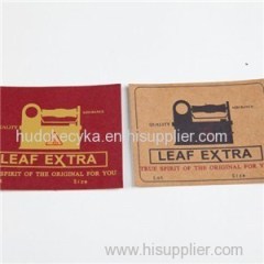 Jeans Jackets Accessories Custom Brown Kraft Paper Label