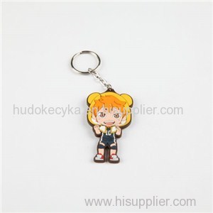 PVC Rubber Key Chain