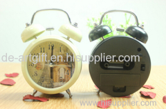 Mini Metal Travel Alarm Clock