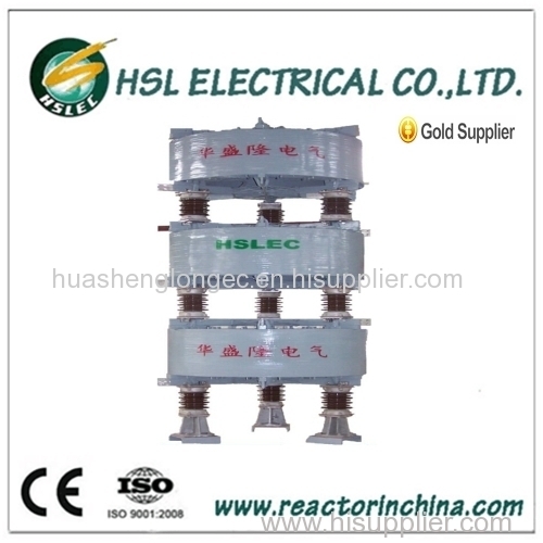 6.6KV 10KV three phase air core series reactor/elctrical power choke