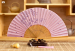 Sales Promotion Painted Wooden Hand Fan Wholesale