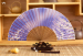 Sales Promotion Painted Wooden Hand Fan Wholesale