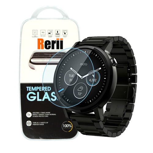 Rerii Motorola Moto 360 Watch Tempered Glass Screen Protector