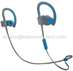 Beats by Dr.Dre Powerbeats2 Wireless Bluetooth Stereo Earphones Active Collection Blue Grey