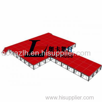 AOKA 1220x1220MM moving stage / aluminum stage / plywood stage