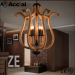 Candle Chandeliers American country Chandeliers Room Lighting Industrial Light