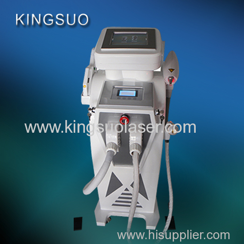 3 handles elight ipl rf nd yag laser beauty equipment