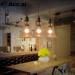 pendant lighting for dining room Creative glass chandelier American chandelier Industrial Light kitchen pendant lighting