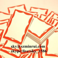 Popular One Time Use Blank Eggshell Art Sticker with Fragile Cover