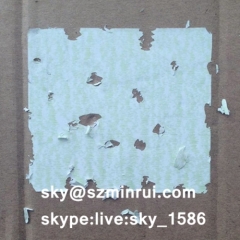 Water Wave Security Destructive Paper Label Material Special Destructible Warranty Sticker Paper Roll