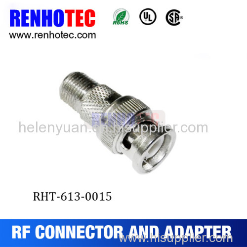 High quality F Female to BNC Male adapter