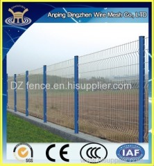 Hot Galvanizing and PVC Welded Wire Triangle Bent Fence Panel