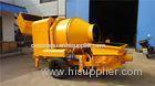 Pulling Speed 8km/H Towable Concrete Mixer Concrete Pump Truck Used In Site