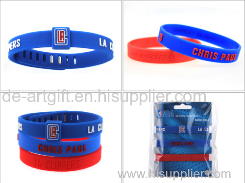 new products arts and crafts rubber gift silicone bracelet for promotional gift