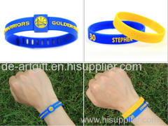 new products arts and crafts rubber gift silicone bracelet for promotional gift