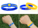 new products arts and crafts rubber gift silicone bracelet for promotional gift