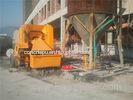 15 m/h Mortar Hydraulic Concrete Pump Mixer Transfer To 30-40 Floor