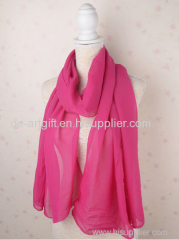 Very soft wholesale plain cotton scarf solid color