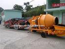 15 M/H HBT2506 Mobile Concrete Truck Trailed To Site ZL10 Loader