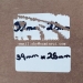 custom self destructible label/sticky destructible vinyl label/blank label sticker