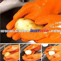 Tater Mitts quick Peeling Potato Gloves