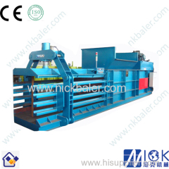 OCC Paper recycling baler press with Horizontal Baler