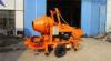 S Tube Valve Concrete Mini Mixer HBT0804 Loads Unfolded Artificial Feeding Ramp