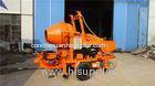 S Tube Valve Concrete Mini Mixer HBT0804 Loads Unfolded Artificial Feeding Ramp