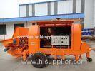 6 Storey Private Villa Small Concrete Pump With Mixer 45 kw 1800kg