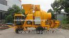 Professional Generator Trailer Concrete Pump With Mixer 50kw 4000Kg Weight