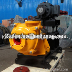 3/2 horizontal A49 wear resistant tailing pump