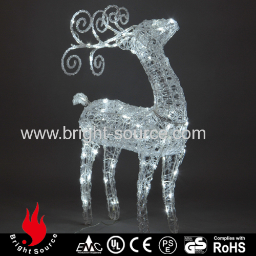 led christmas lights with 3D deer design