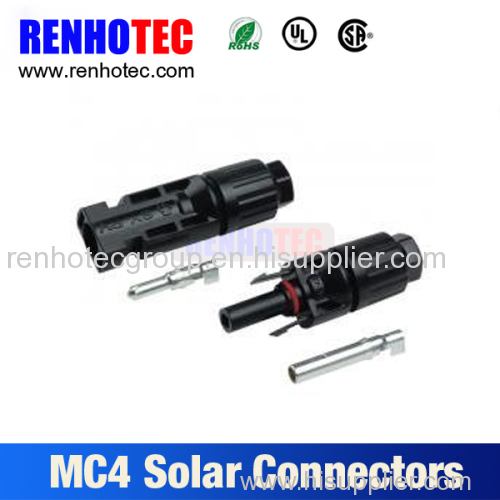 tuv approved male female MC4 solar connector pv cable connector