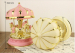 Beautiful lighted musical Christmas resin carousel