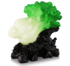 Jade imitation resin carved cabbage cabbage statue for home decor