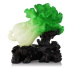 Jade imitation resin carved cabbage cabbage statue for home decor