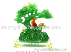 Christmas ornaments tree resin Jade Figurines