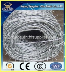 anping professional supplier galvanized barbed wire manufacture