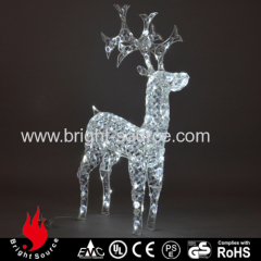 outdoor christmas lights with reindeer design