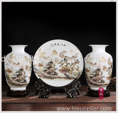 ceramic chinese decorative flower vase for home centerpiece
