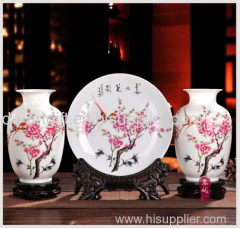 ceramic chinese decorative flower vase for home centerpiece