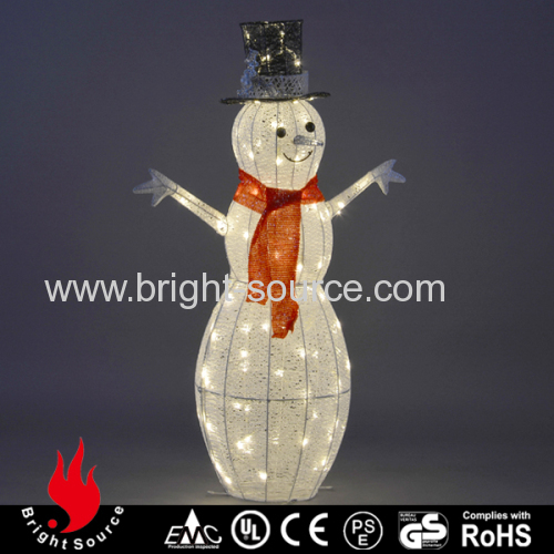 snowman design low voltage lighting