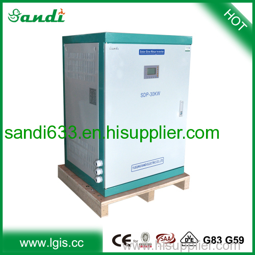 30KW Power inverter pure sine wave three phase solar inverter with battery charger