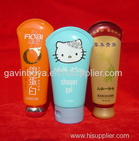 Gloss Cosmetics Plastic Large Clear Hair Care Tubes hot sale