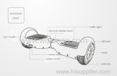 woxingo 6.5inch smart scooter 2 wheels with max speed 10km/m