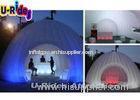 Customized 10M Dia Outdoor Inflatable Tent LED Lightting Inflatable Dj Booth