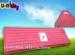 Airtight Inflatable Tumbling Track Red Tumble Track Trampoline Professional