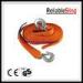 CE GS ISO Orange heavy duty tow straps with hooks for off road recovery straps