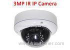 3MP Wide Dynamic Range IP Camera POE 2.8mm - 12mm Varifocal Lens RoHS FCC Certification